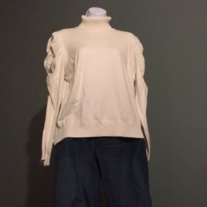 Creme Joseph A. Tight Cowl/Turtle Neck